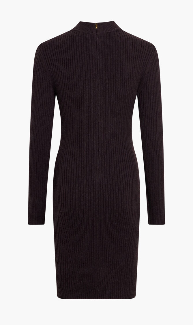 Ribbed Merino Wool Blend Dress