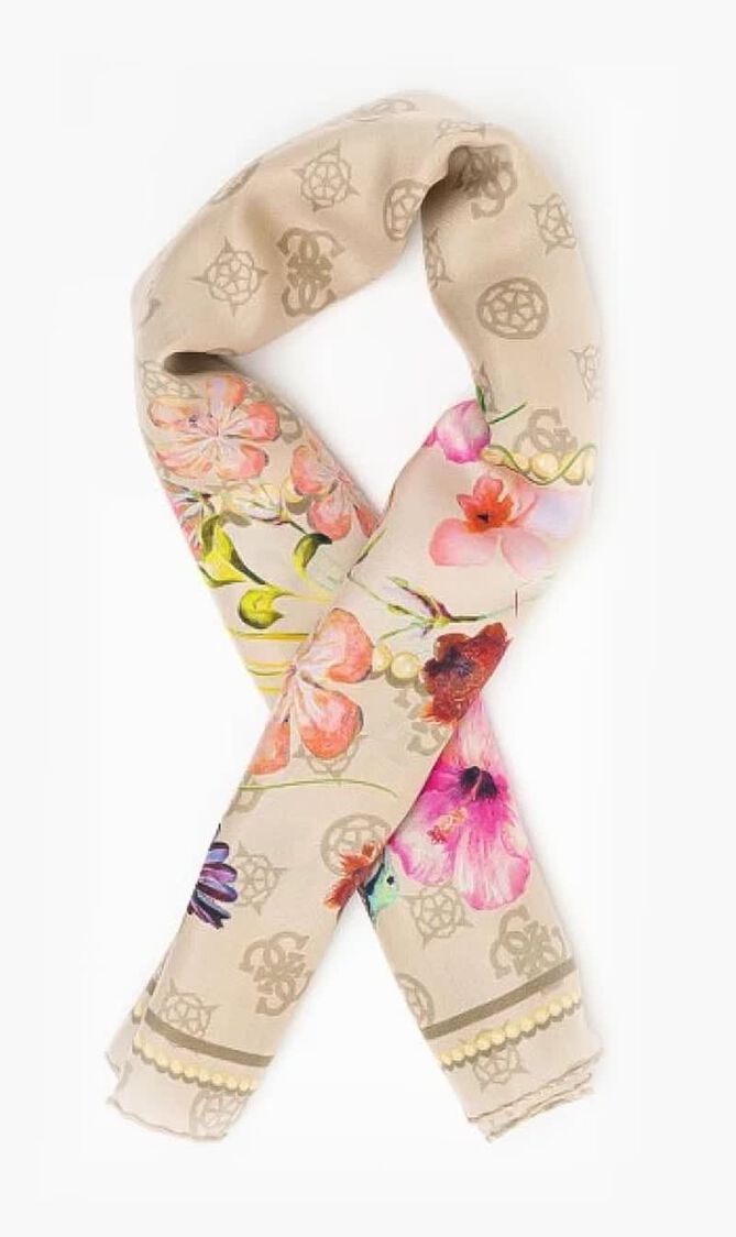 Floral Print Scarf