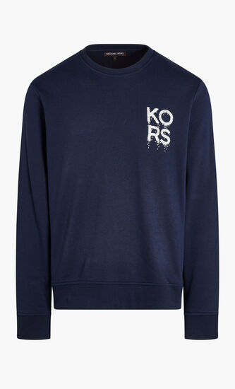 Logo Graphic Full Sleeve Crew T-shirt
