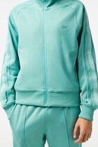 Zipped Piqu&eacute; Sweatshirt