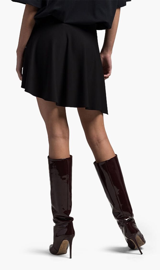 MINI SKIRT JERSEY STRETCH BLACK