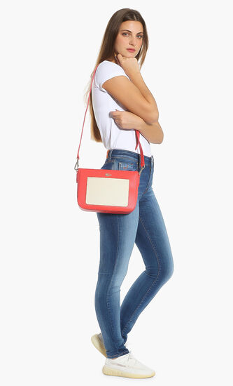 Chantaco Colorblock Pique Medium Crossbody