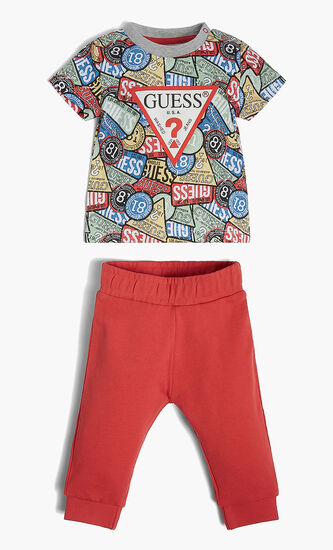 Printed Tee and Pants
