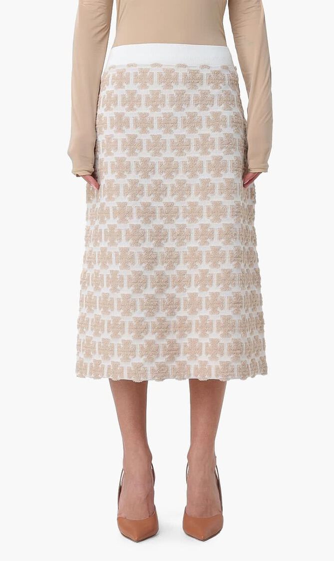 LOGO BOUCL SKIRT