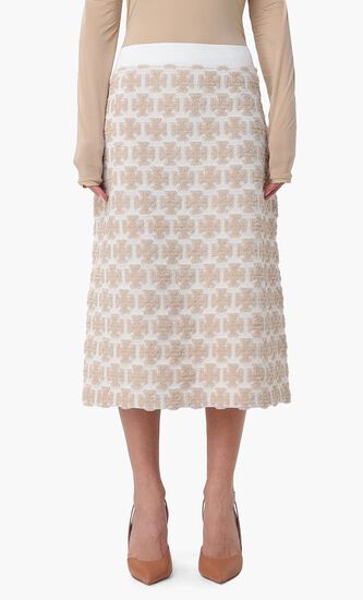 LOGO BOUCL SKIRT