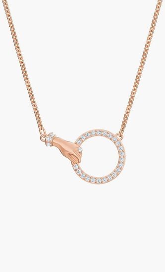 SJC SWA SYMBOL NECKLACE HAND CRY ROS