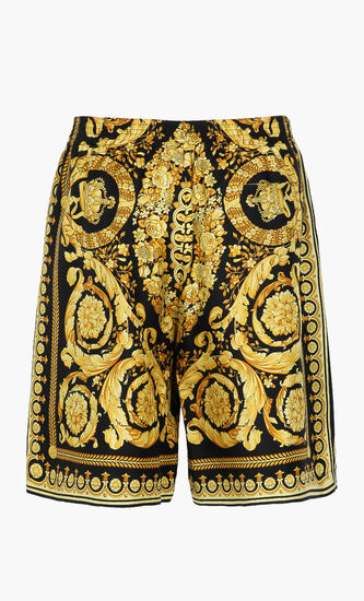 Psychedelic Logo Print Shorts