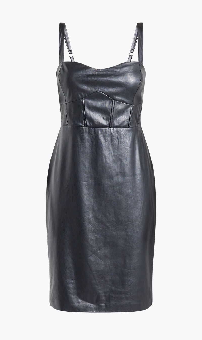 Buy GUESS Reid Faux Leather Dress for AED 295.00 The Deal Outlet