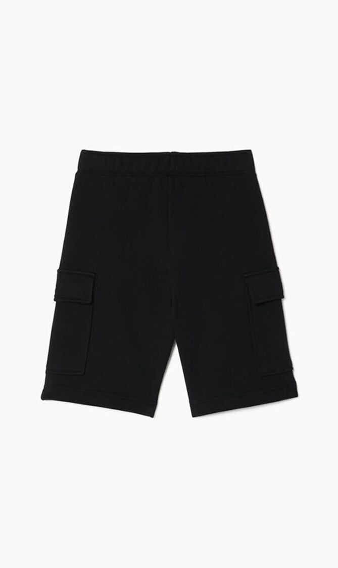 Brushed Cotton Fleece Cargo Shorts