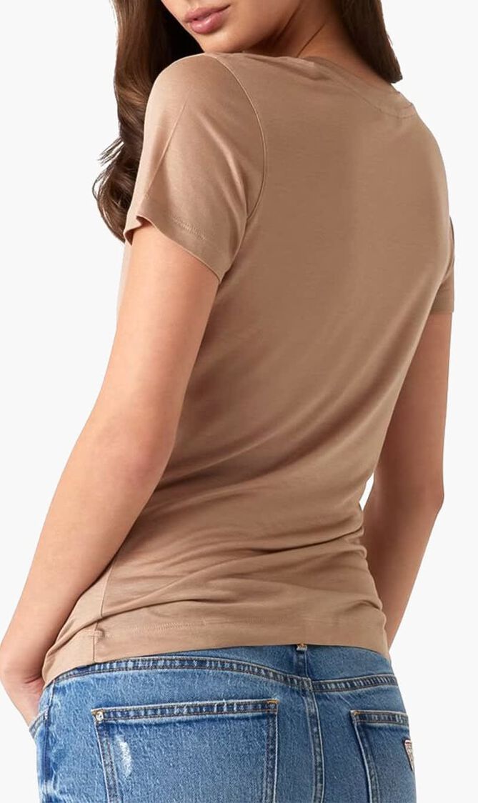 Logo Chest V Neck T-Shirt