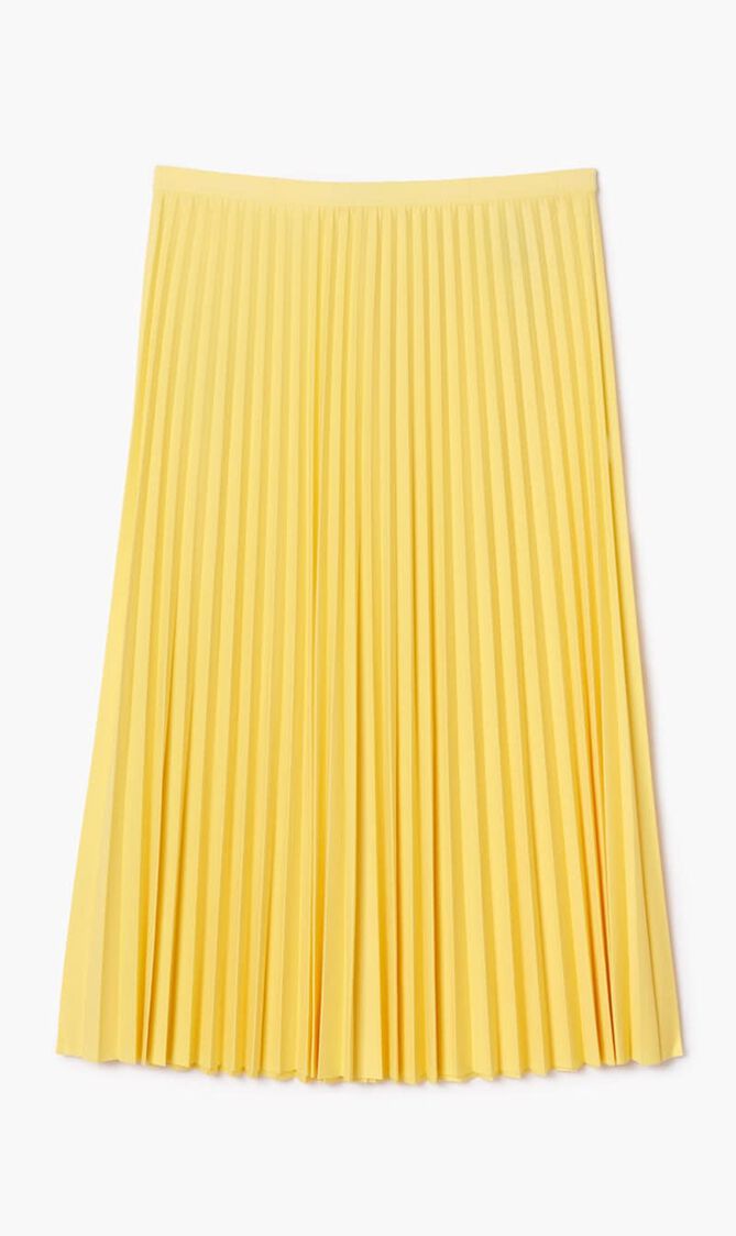 Elasticised Waist Pleated Skirt