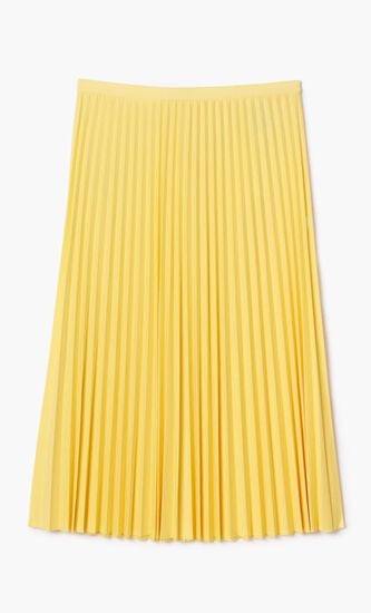 Elasticised Waist Pleated Skirt