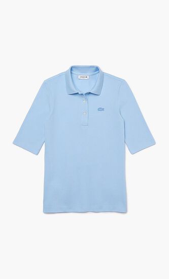 Slim Fit Ribbed Polo