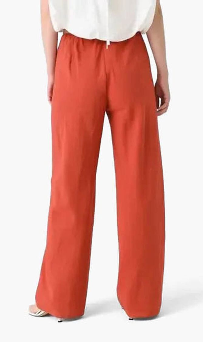 HIGH WAIST COTTON BIAS PANT