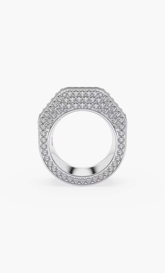 SJC DEXTERA RING OCT FULL PAVE CRE/RHS 55 MM