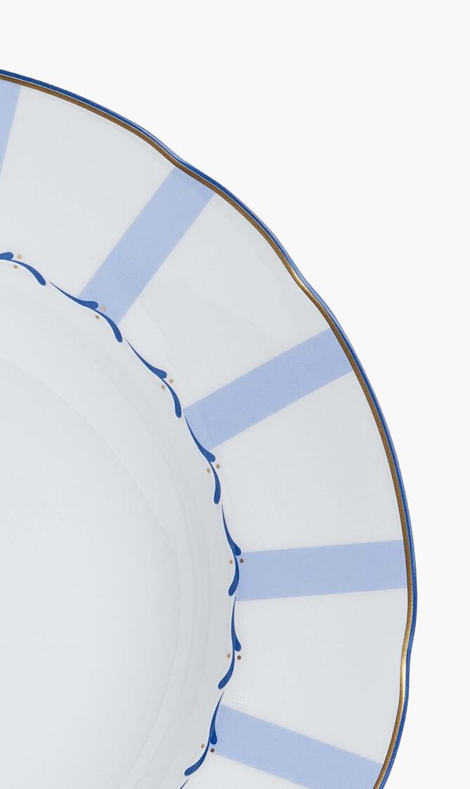 Brocante Soup Plate Round Blue 22cm