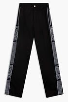Logo Stripe Gabardine Trousers
