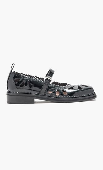 Daisy Cutout Mary Jane Brogues