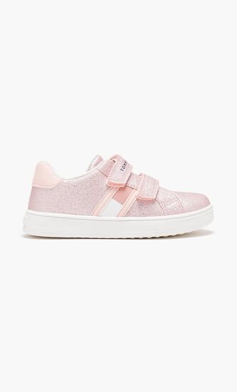 Flag Low Cut Velcro Sneaker Pink