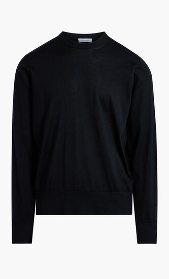 LIGHT CASHMERE LONG SLEEVES ROUND-NECK