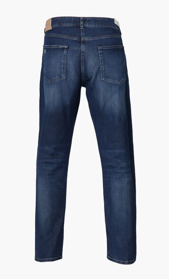 Slim Fit Stretch Denim 5-Pocket Jeans