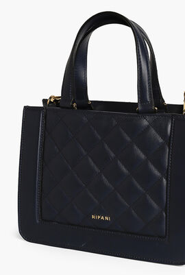Quilted Leather Tote Bag