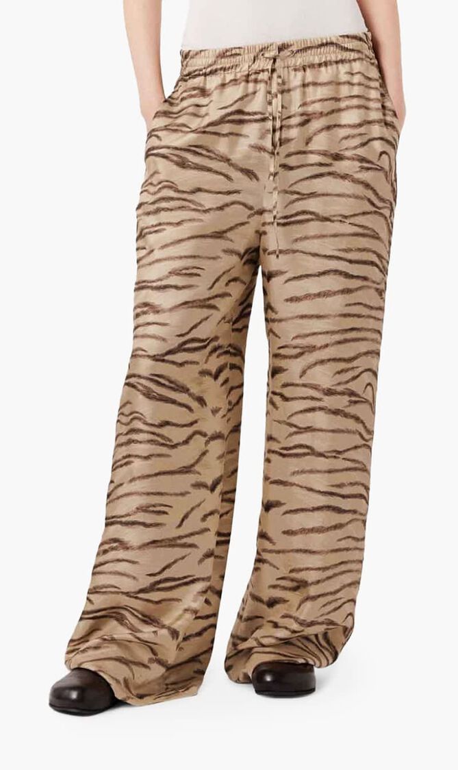 Printed Silk Trousers Printed Silk Trousers