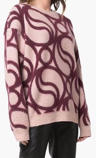 Story Geometric Pattern Sweater