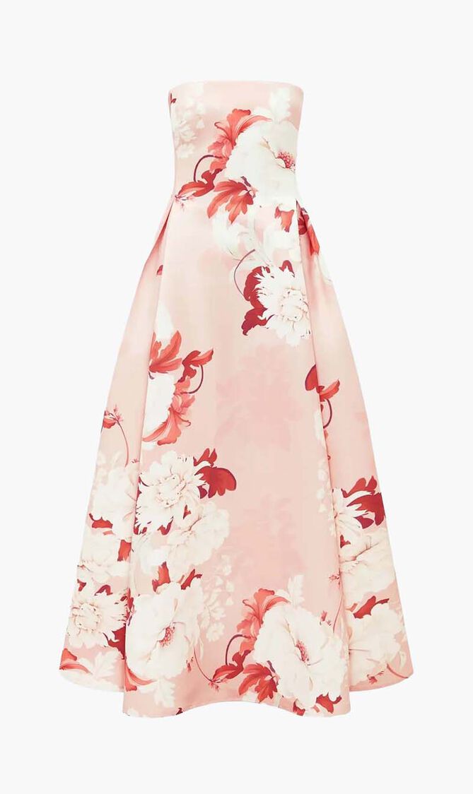 Nora Bustier Maxi Dress