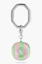 Octagon Cut Key Ring