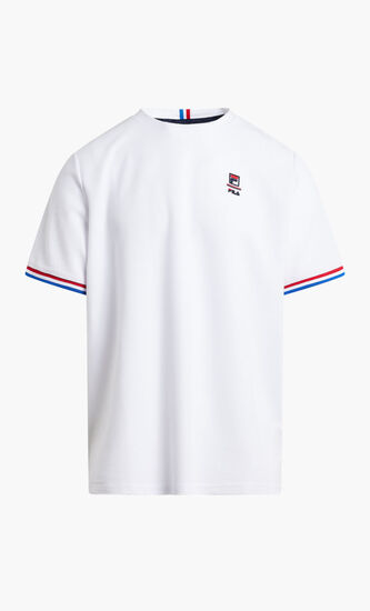 POLY TEE RAISED RUBBER PRINT