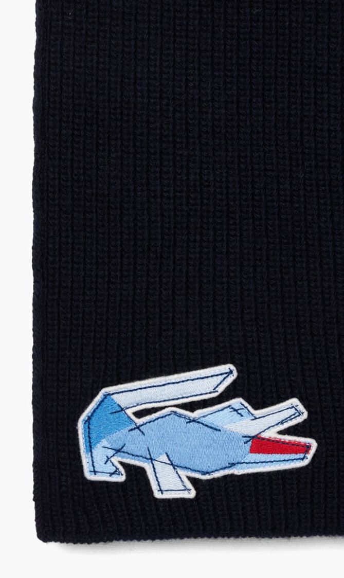 Holiday Wool Badge Scarf