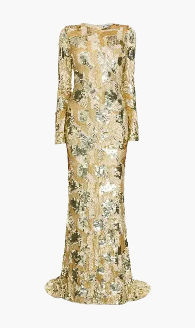 Arlet Embellished Evening Gown