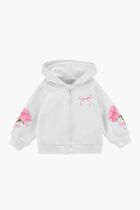 Open Hoodie with Roses