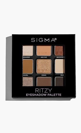 SIGMA EYE GLAM LOOK KIT 22 RITZY EYE PALETTE   SIN MASC   E15 BRUSH