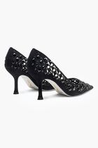 BLACK SUEDEJET STRASS