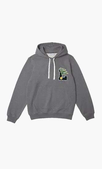 Hooded Cotton Fleece Sweatshirt