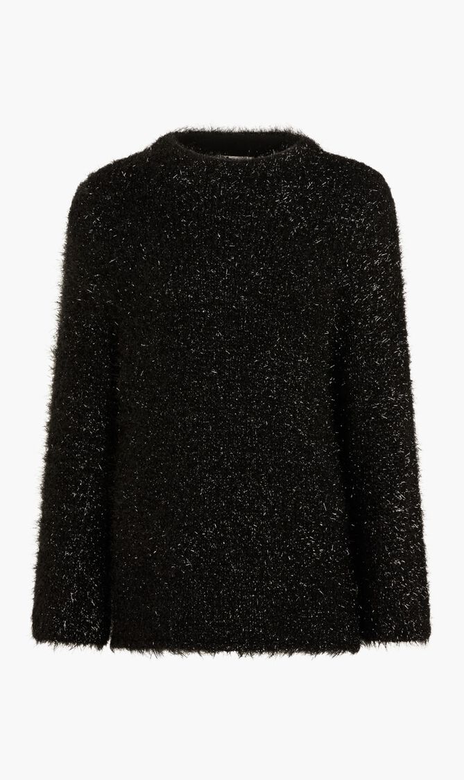 TINSEL MOCKNECK SWEATER
