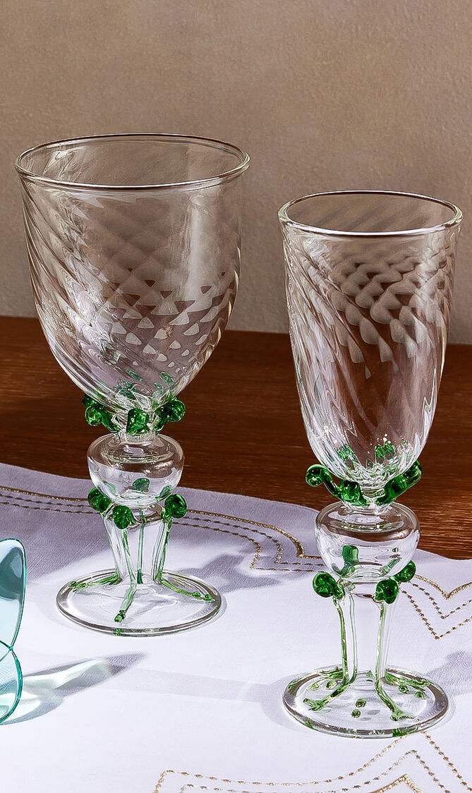 Wine Glass, Green