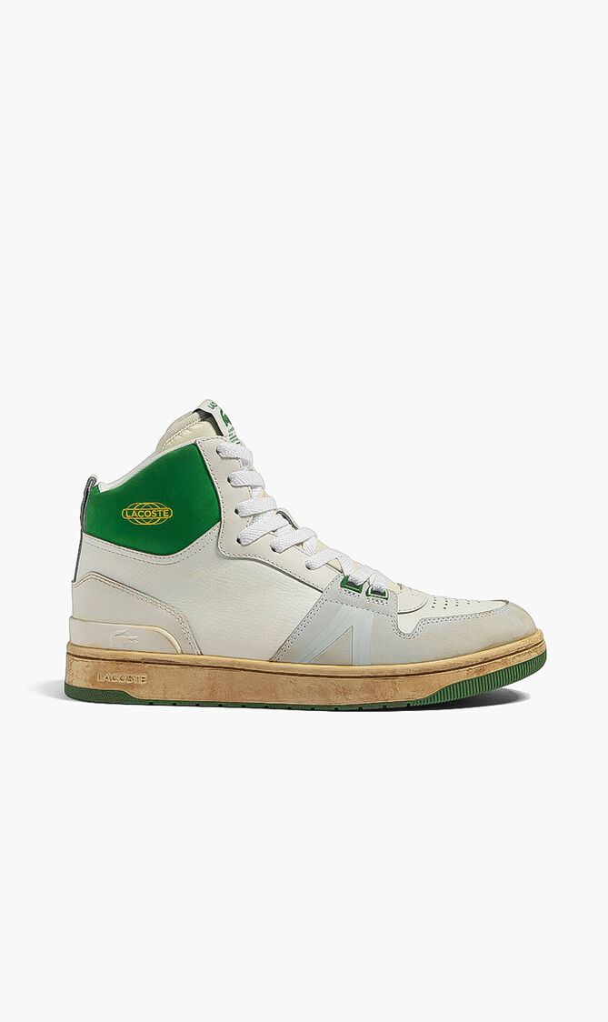 Mid Leather Lace Sneakers