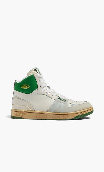 Mid Leather Lace Sneakers