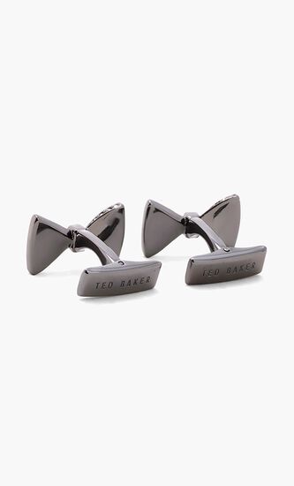 Crystal Bow Cufflinks