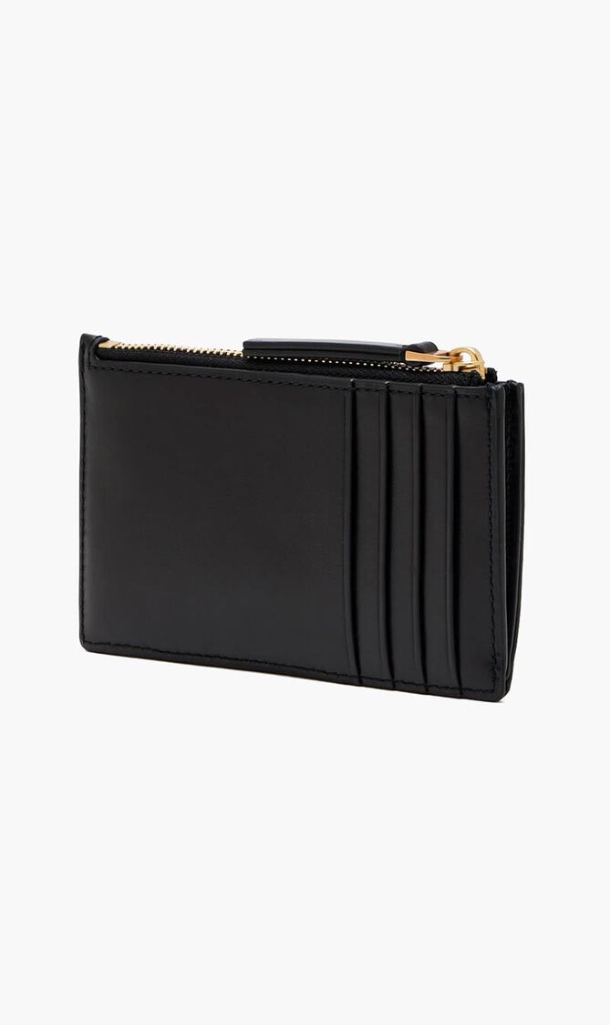 Kira Diamond Quilt Zip Card Case