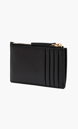 Kira Diamond Quilt Zip Card Case