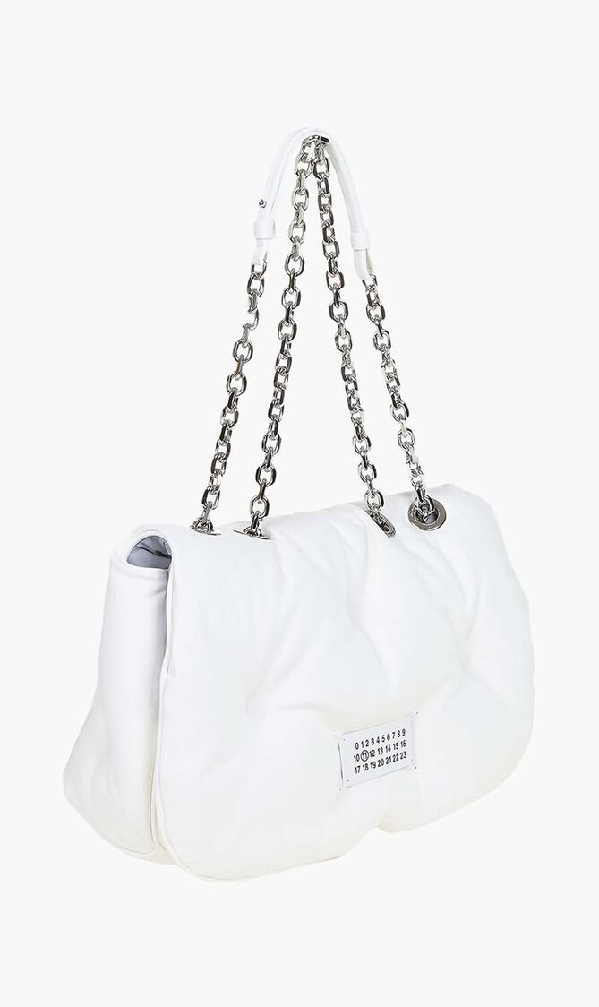 GLAMSLAM SHOULDER BAG WHITE