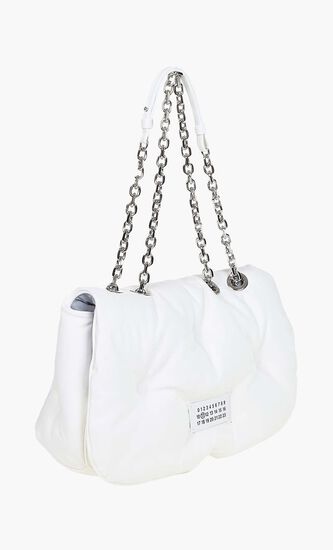 GLAMSLAM SHOULDER BAG WHITE