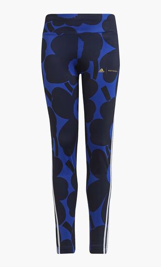 Marimekko Primegreen Aeroready Training 3-Stripes Floral Tights