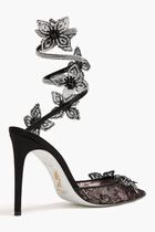 BLACK LACE-SATINCRYSTAL STRASS