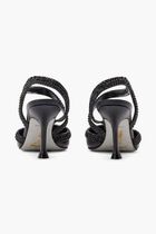 BLACK LAMB-SATINJET STRASS