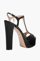 Angelina Platform Leather Sandals